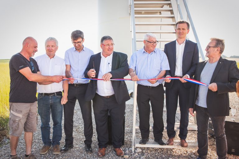 La ferme éolienne inaugurée