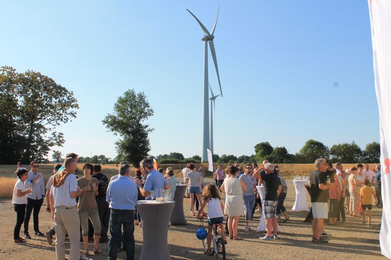Inauguration de la ferme éolienne