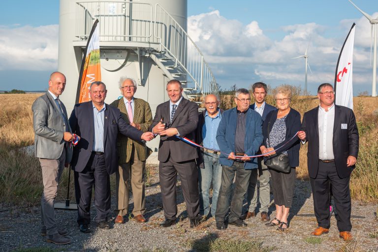 Inauguration de la ferme éolienne