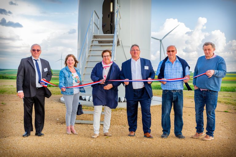 Une ferme éolienne dans les Ardennes