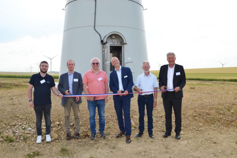 Un moment festif sous l’éolienne