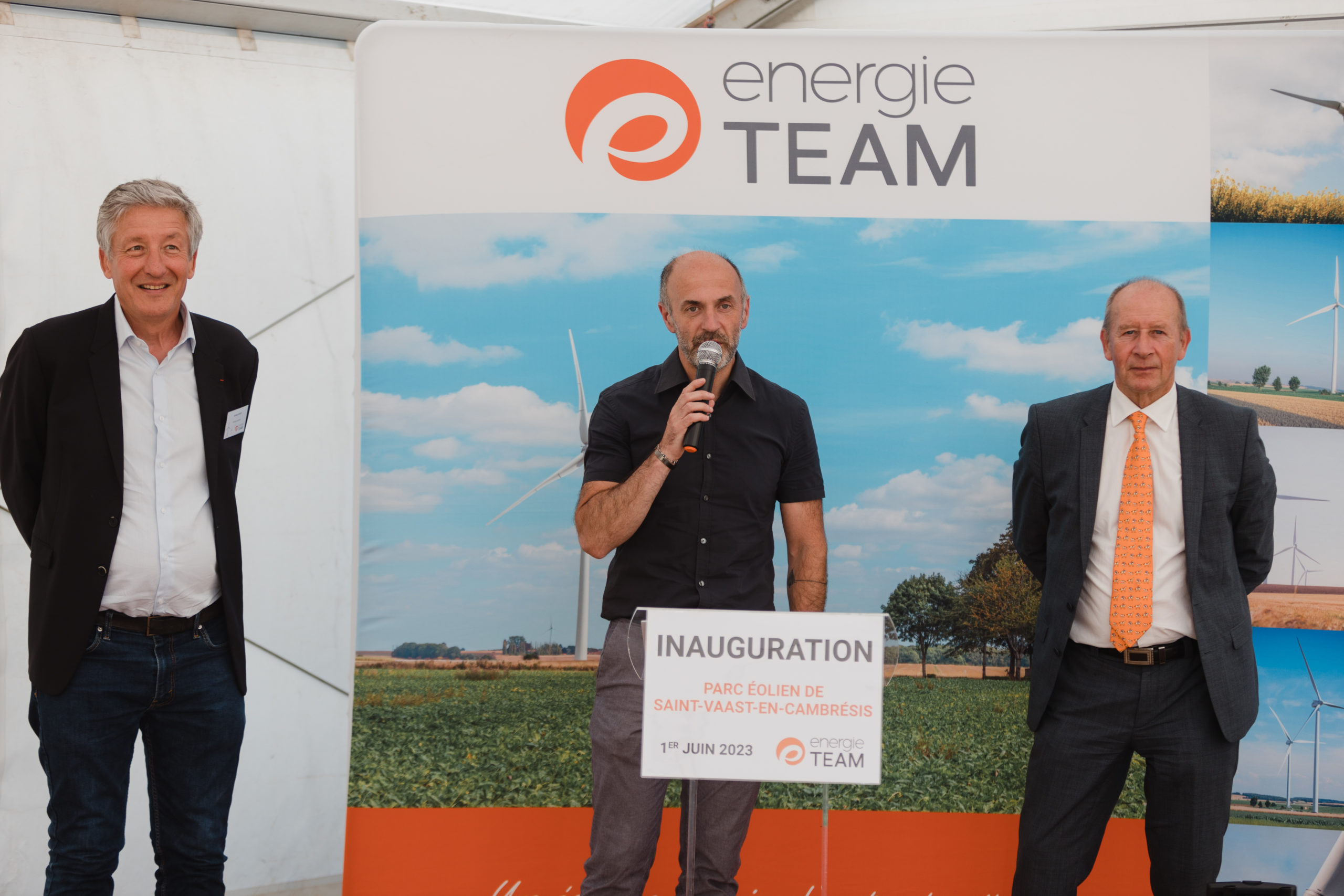 140 6913 2023 06 01 ENERGIETEAM Inauguration Eoliennes Saint Vaast en Cambresis ©Teddy Henin scaled 1