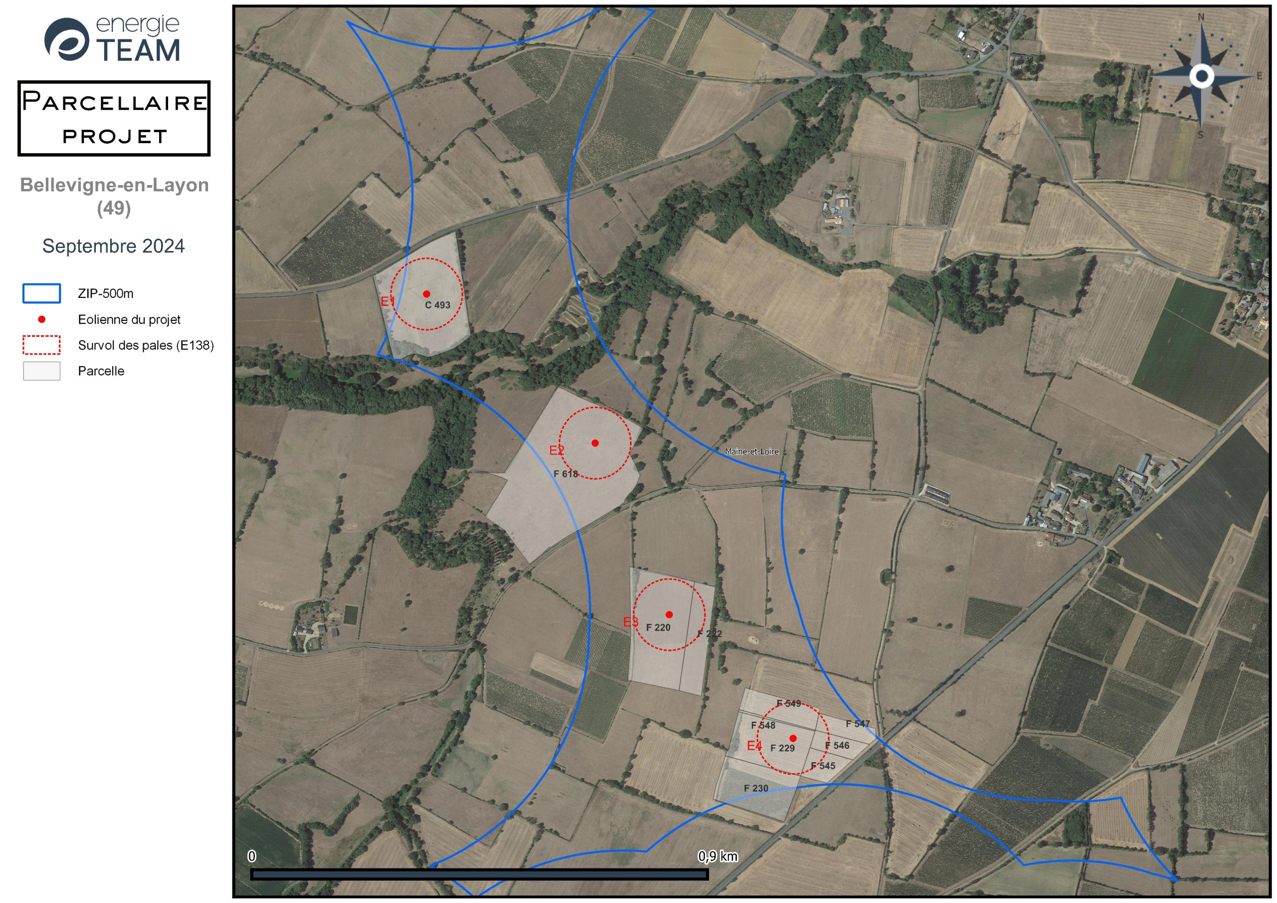 Un projet éolien à Bellevigne-en-layon