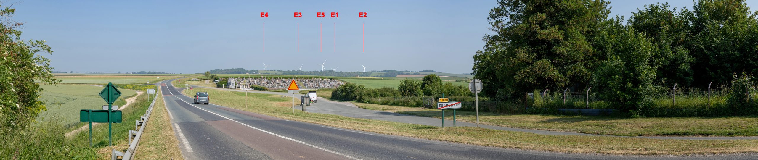Le projet de rééquipement du parc éolien de Bonneuil-les-eaux, propriété du groupe Allianz