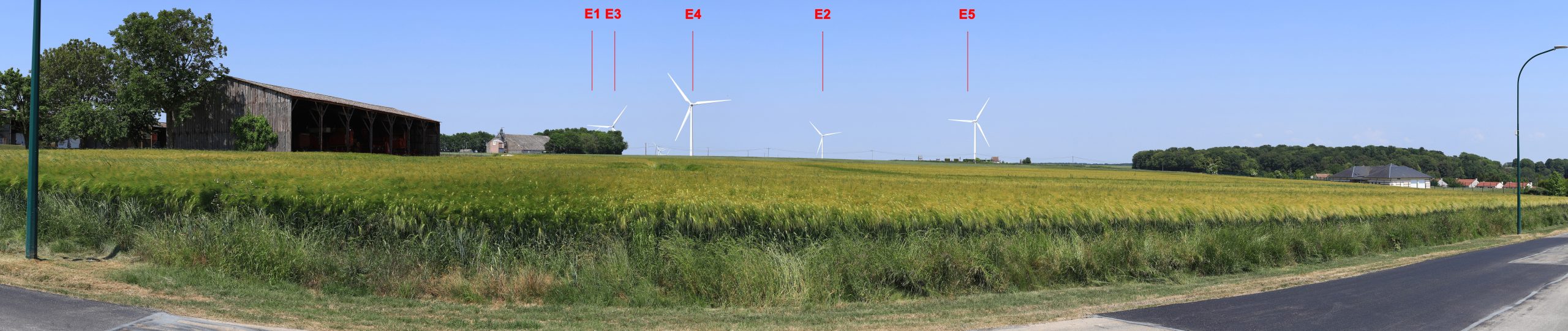 Le projet de rééquipement du parc éolien de Bonneuil-les-eaux, propriété du groupe Allianz