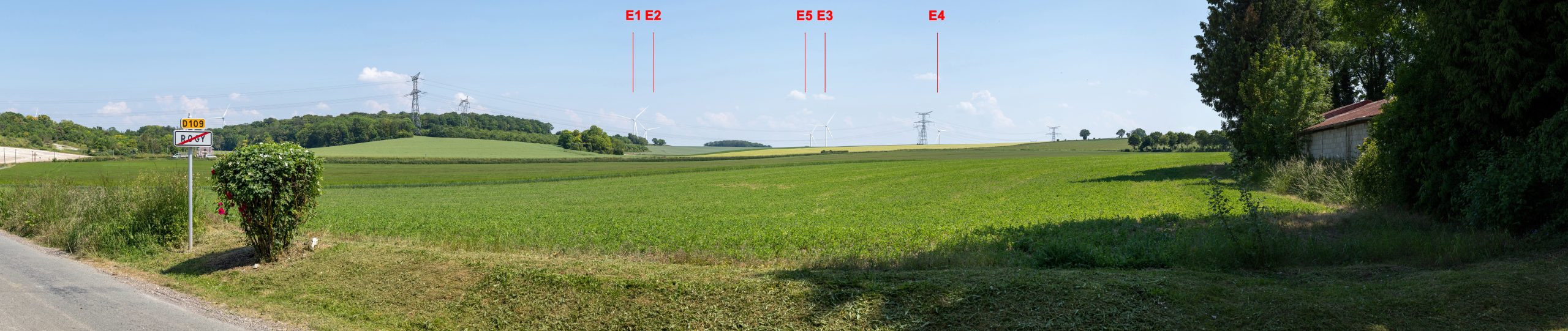 Le projet de rééquipement du parc éolien de Bonneuil-les-eaux, propriété du groupe Allianz