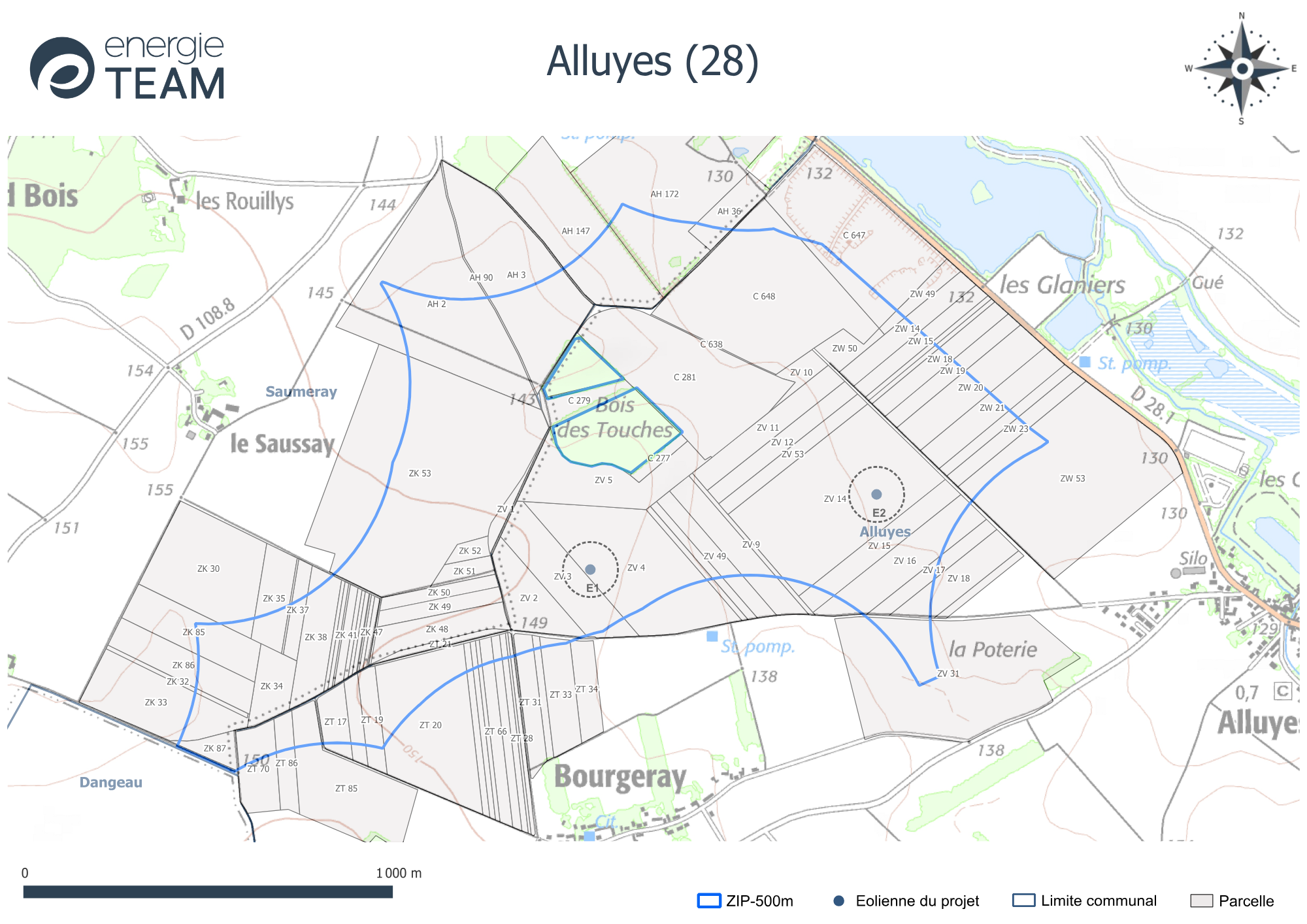 Un projet de parc éolien sur le territoire de Alluyes (28)