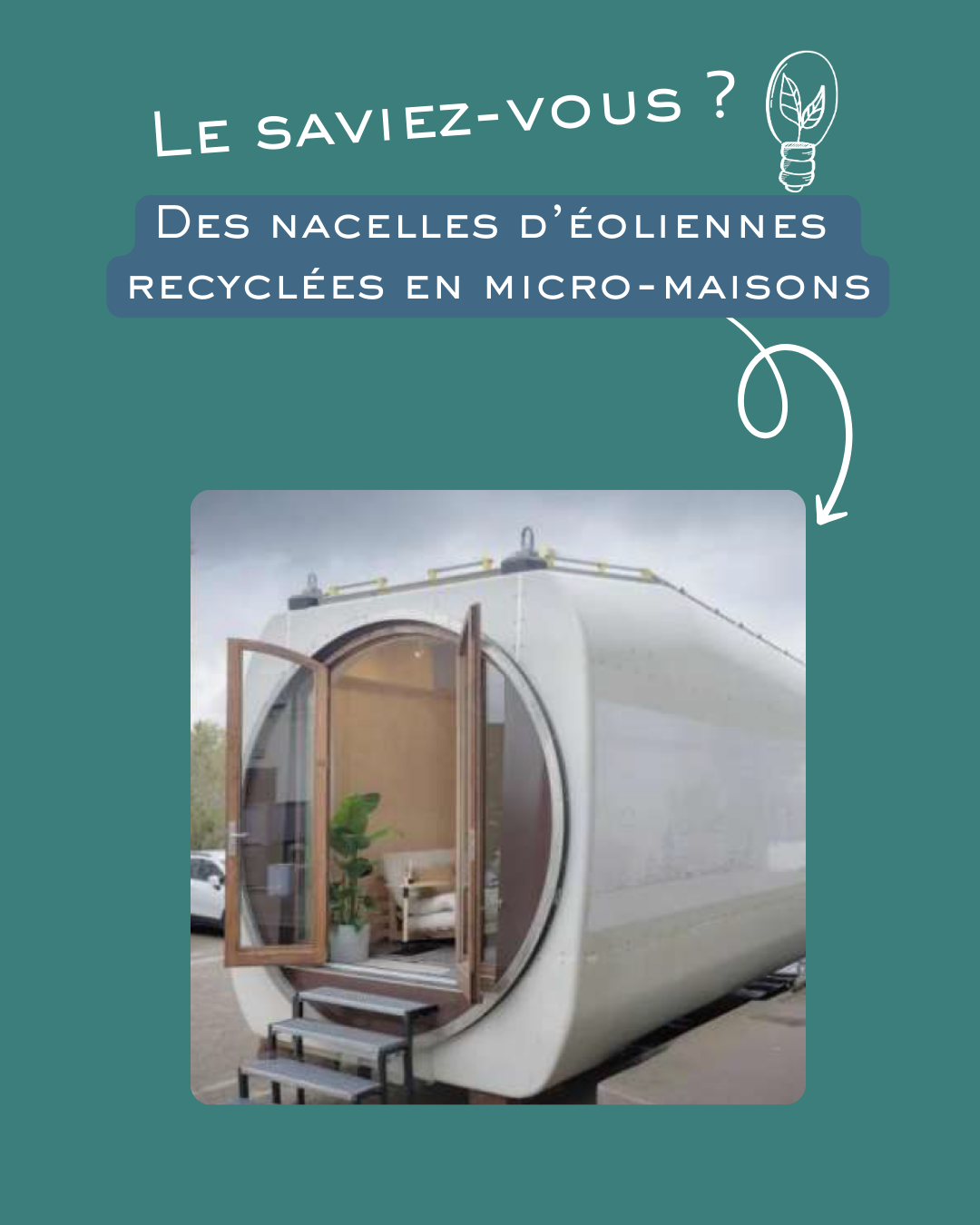 Le saviez vous thème recyclage micro maison